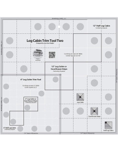 Regra Log Cabin Trim Tool Two Creative Grids
