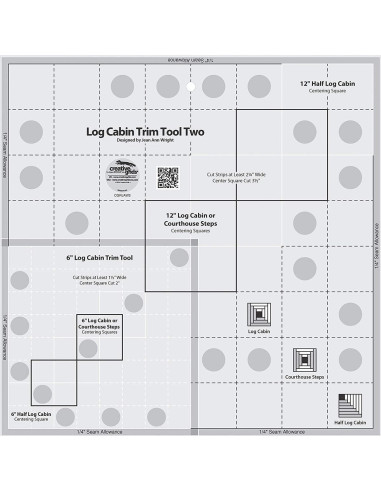 Regra Log Cabin Trim Tool Two Creative Grids