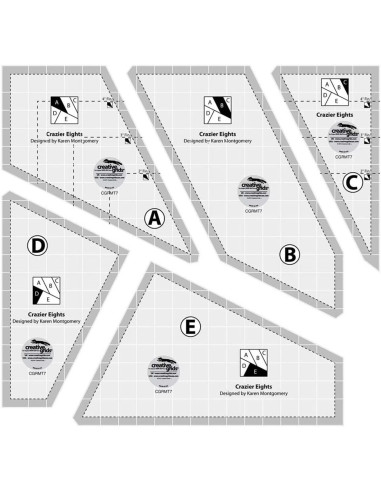 Conjunto de regras Crazy Eights Creative Grids