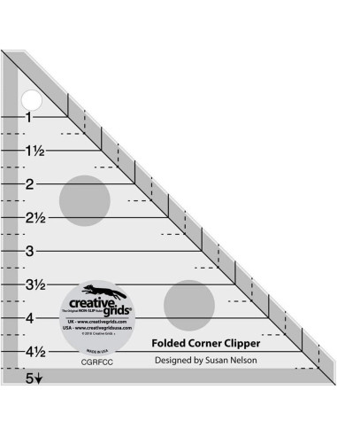 Régua Folded Corner Clipper Creative Grids
