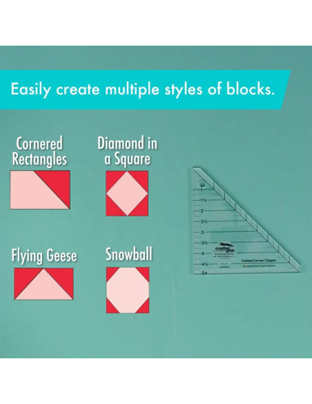 Régua Folded Corner Clipper Creative Grids
