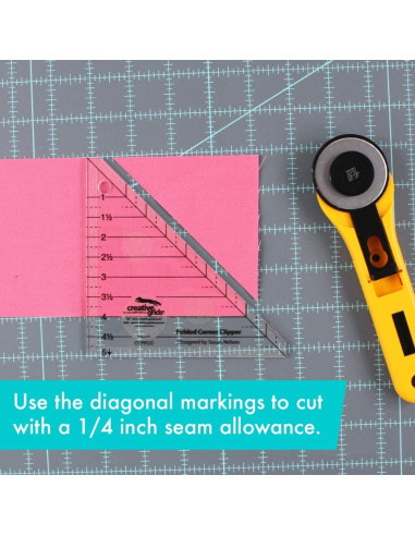 Régua Folded Corner Clipper Creative Grids
