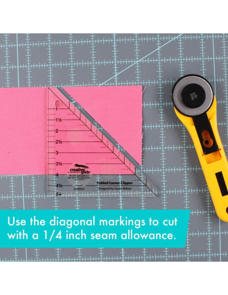 Régua Folded Corner Clipper Creative Grids