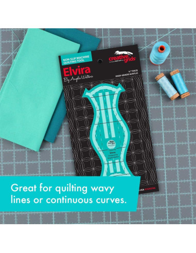 Ferramenta de Quilting à Máquina Elvira Creative Grids