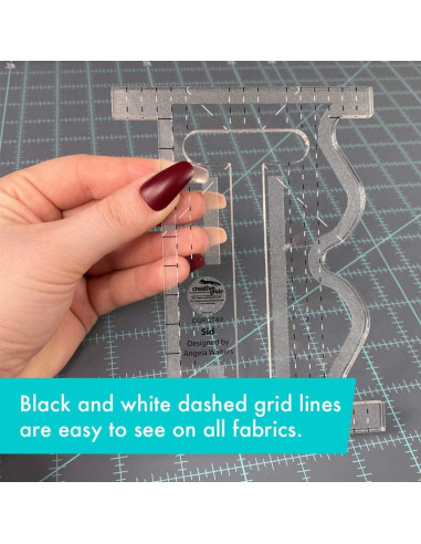 Regra Sid Machine Quilting Tool Creative Grids
