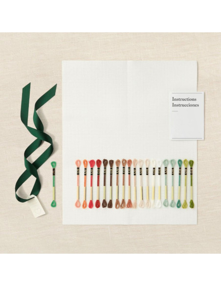 Kit de bordado ponto cruz - Abecedário de animais