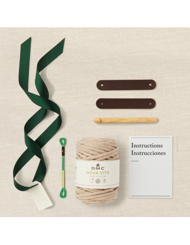 Kit de crochê - Cesta