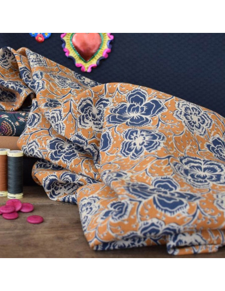 Tecido viscose Neela biscuit - Singulière por Cousette