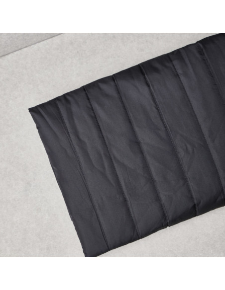 Tecido acolchoado repelente à água Strip - Preto