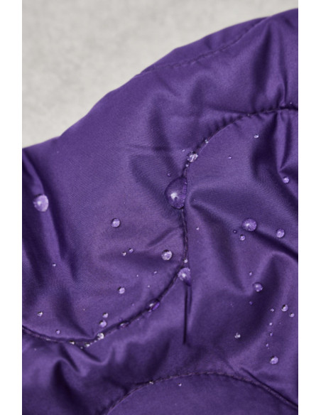 Tecido acolchoado repelente à água Wave - Violeta