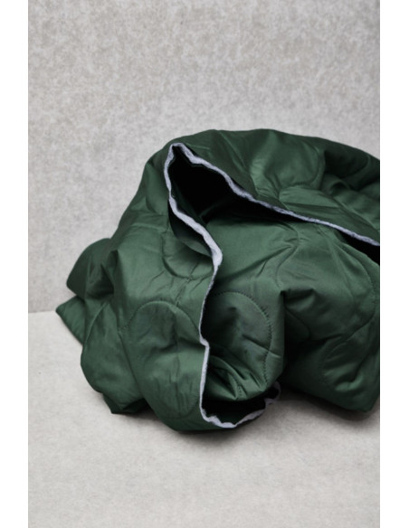 Tecido acolchoado repelente à água Wave - Verde garrafa