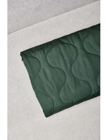 Tecido acolchoado repelente à água Wave - Verde garrafa