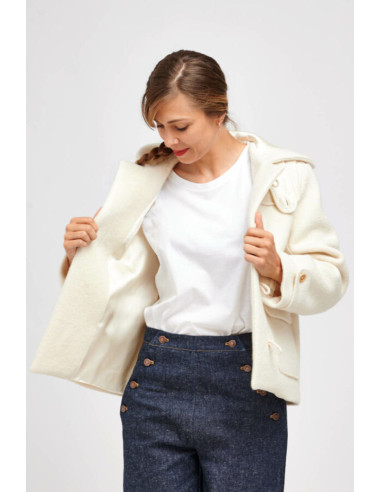Padrão de casaco duffle coat Rê - I am patterns