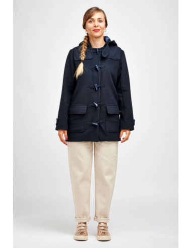 Padrão de casaco duffle coat Rê - I am patterns