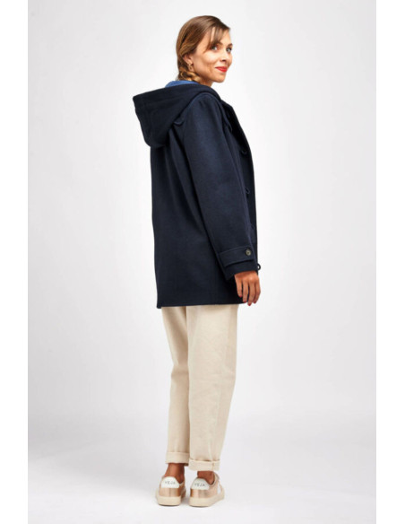 Padrão de casaco duffle coat Rê - I am patterns