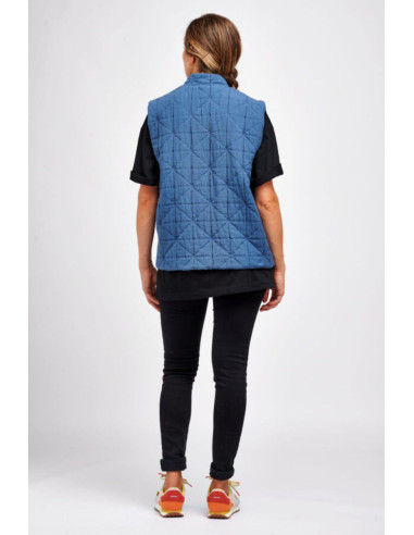 Molde de colete sem mangas Hathor - I am patterns