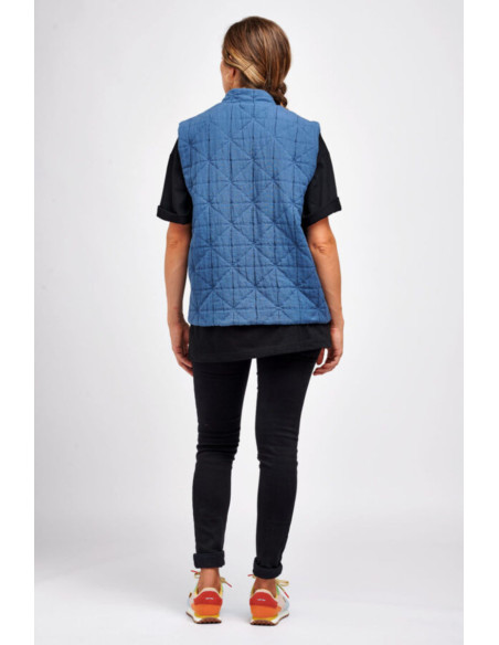 Molde de colete sem mangas Hathor - I am patterns