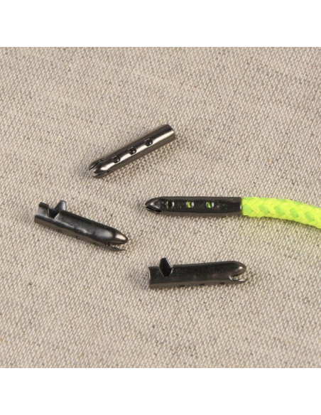 Pontas de metal para cordões e atacadores - Cano de espingarda
