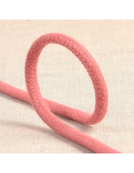 Cordão trançado - Rosa velho