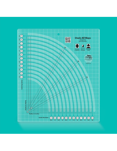 Régua Oval All Ways Creative Grids