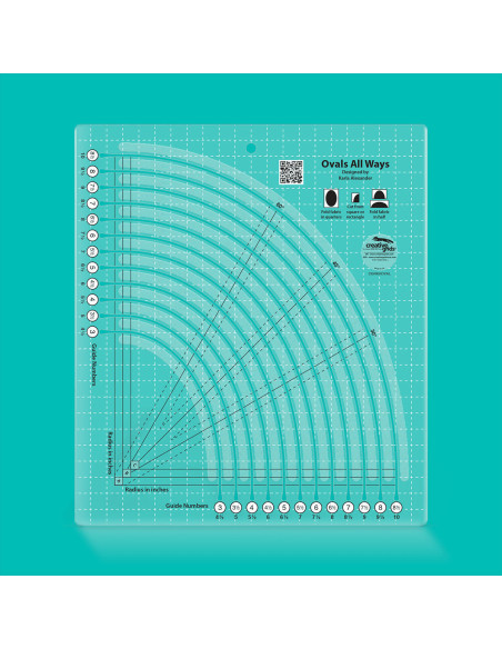 Régua Oval All Ways Creative Grids