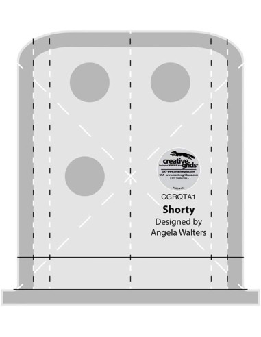 Regra Shorty Machine Quilting Tool Creative Grids