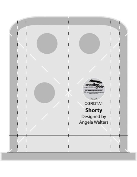 Regra Shorty Machine Quilting Tool Creative Grids