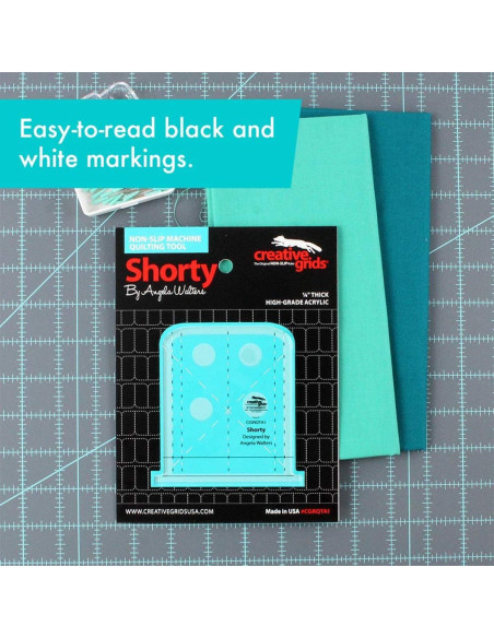 Regra Shorty Machine Quilting Tool Creative Grids
