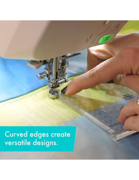 Regra Shorty Machine Quilting Tool Creative Grids
