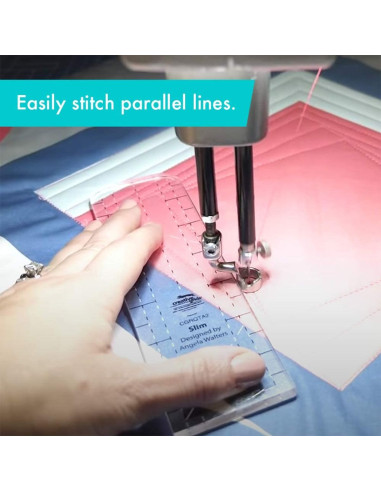 Regra Slim Machine Quilting Tool Creative Grids