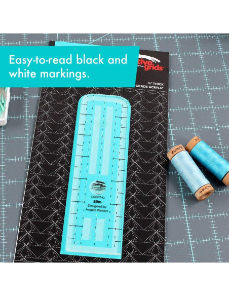 Regra Slim Machine Quilting Tool Creative Grids