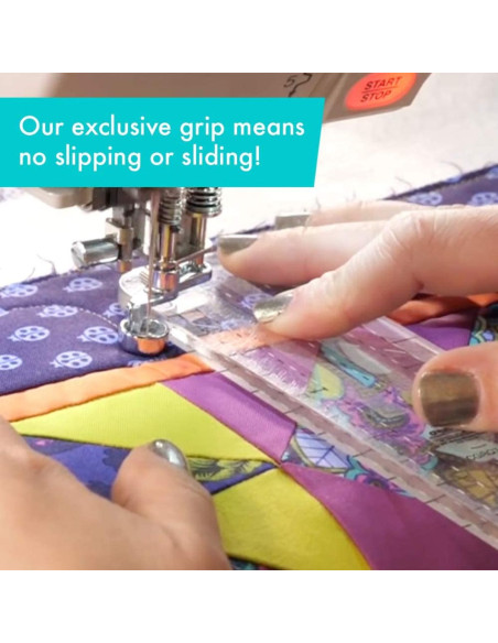 Regra Slim Machine Quilting Tool Creative Grids