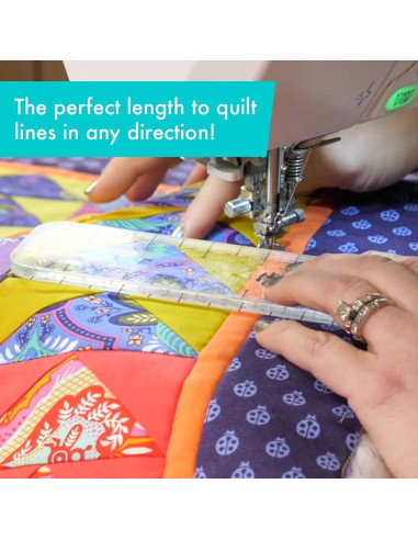 Regra Slim Machine Quilting Tool Creative Grids