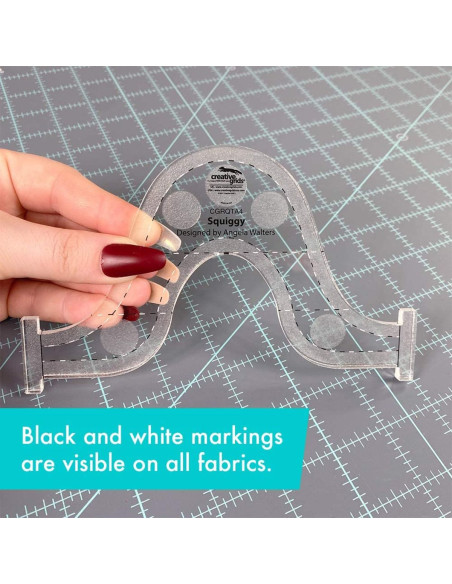 Ferramenta de Quilting à Máquina Squiggy Creative Grids
