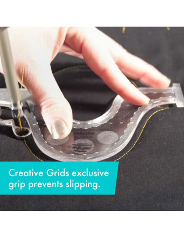 Ferramenta de Quilting à Máquina Squiggy Creative Grids