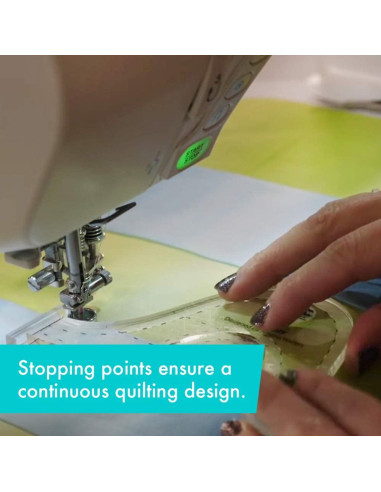 Ferramenta de Quilting à Máquina Squiggy Creative Grids