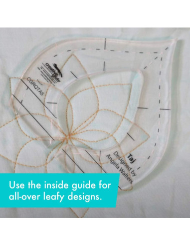 Regra Taj Machine Quilting Tool Creative Grids