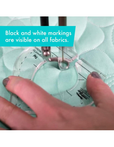 Regra Taj Machine Quilting Tool Creative Grids
