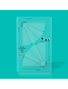 Régua Circle Savvy 11.75" x 18.5" Creative Grids 2