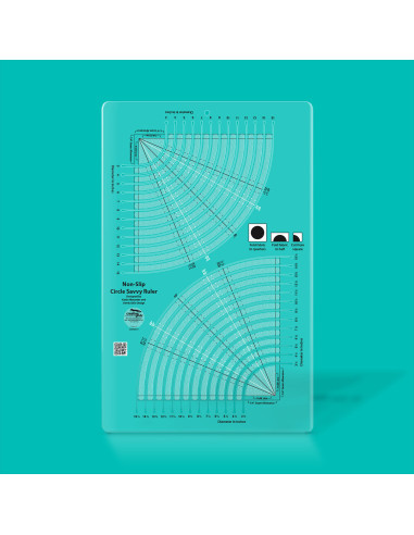 Régua Circle Savvy 11.75" x 18.5" Creative Grids