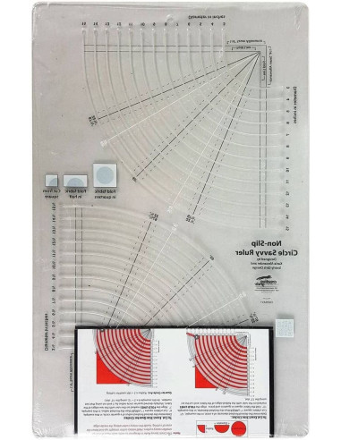 Régua Circle Savvy 11.75" x 18.5" Creative Grids
