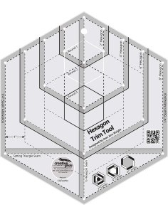 Regra hexágono Trim Tool Creative Grids