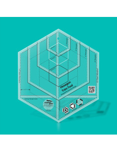 Regra hexágono Trim Tool Creative Grids 2