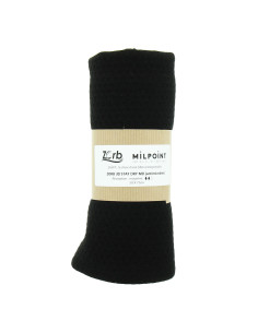 Cupão de tecido absorvente médio Zorb 3D Stay Dry antimicrobiano 50 x 75 cm - Preto