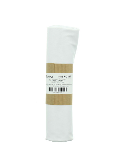 Retalho de tecido PUL impermeável 50 x 70 cm - Branco