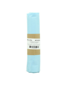 Retalho de tecido PUL impermeável 50 x 70 cm - Azul claro