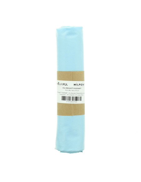 Retalho de tecido PUL impermeável 50 x 70 cm - Azul claro