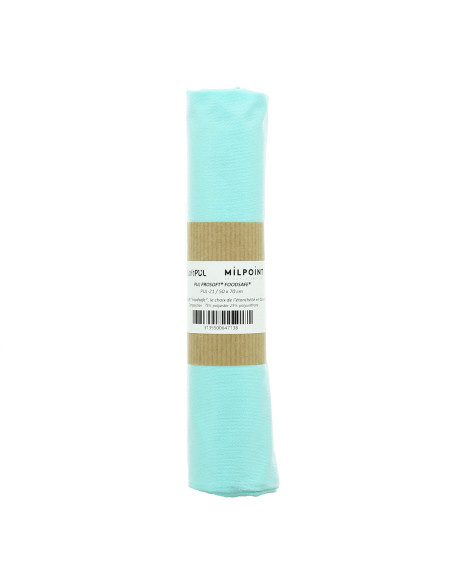 Retalho de tecido PUL impermeável 50 x 70 cm - Azul claro