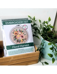 Kit de bordado - Colheita Floral 2