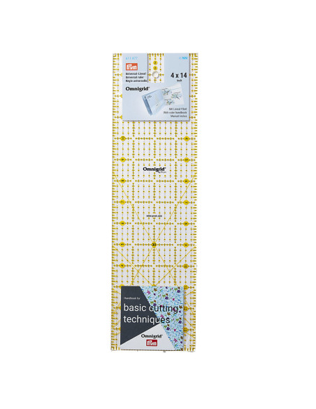Régua patchwork Omnigrid 4 x 14 polegadas